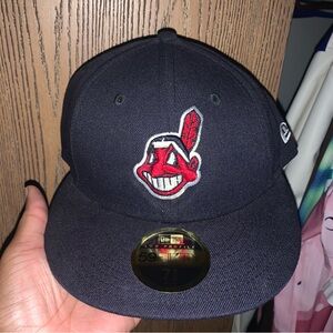 Chief Wahoo Fitted Cap NEW ERA 7 3/8🥳